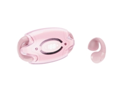 Fones Abertos Bluetooth Verdadeiros Sem Fio JIAPEI com clip orelha, resistente ao suor, carregamento rápido, 24h, rosa