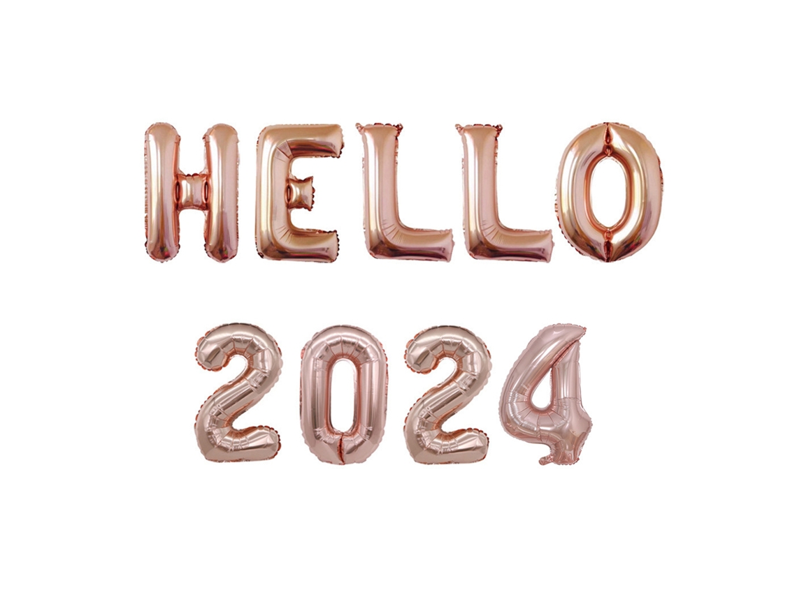 Laxiscreed Kit De Decorações Para Festa De Ano Novo 2024, Celebração Feliz Ano Novo