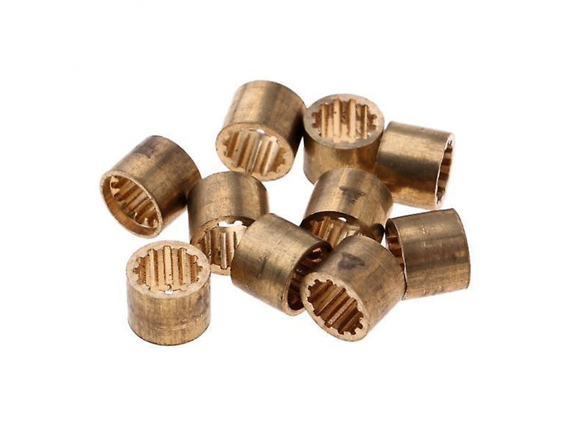 Rebe-2x10 Pçs Ferrulas De Latão Para Pontes De Bilhar Snooker Acessórios Ponta De Ponte 9.5mm