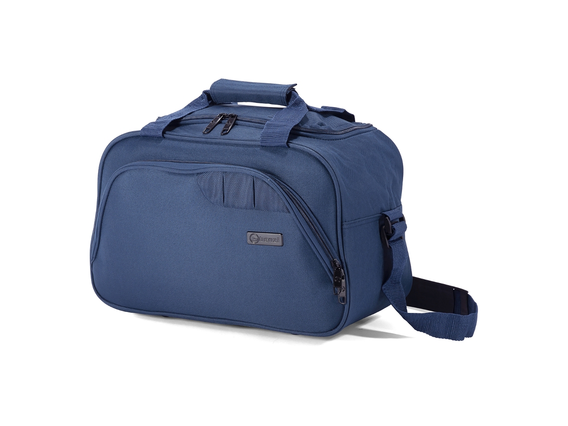Mala de viagem BENZI 20l Leve e Resistente com Porta-Documentos e Alça Ajustável Azul para Ryanair (40x20x25 cm)