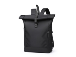 Mochila De Grande Capacidade, Unissexo, Mochila Impermeável Para Portátil Em Pu, Design Anti-roubo, Apoio Lombar Respirável.
