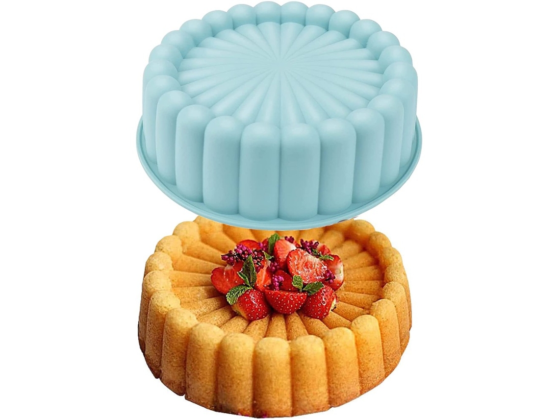Forma Para Pão E Bolos, Em Silicone, 18 Cm, 7 Polegadas, Formato Girassol, Para Forno, Confeitaria E Preparo Doméstico
