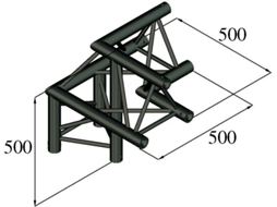Armadura ALUTRUSS S-PAL-31 3 Vias right