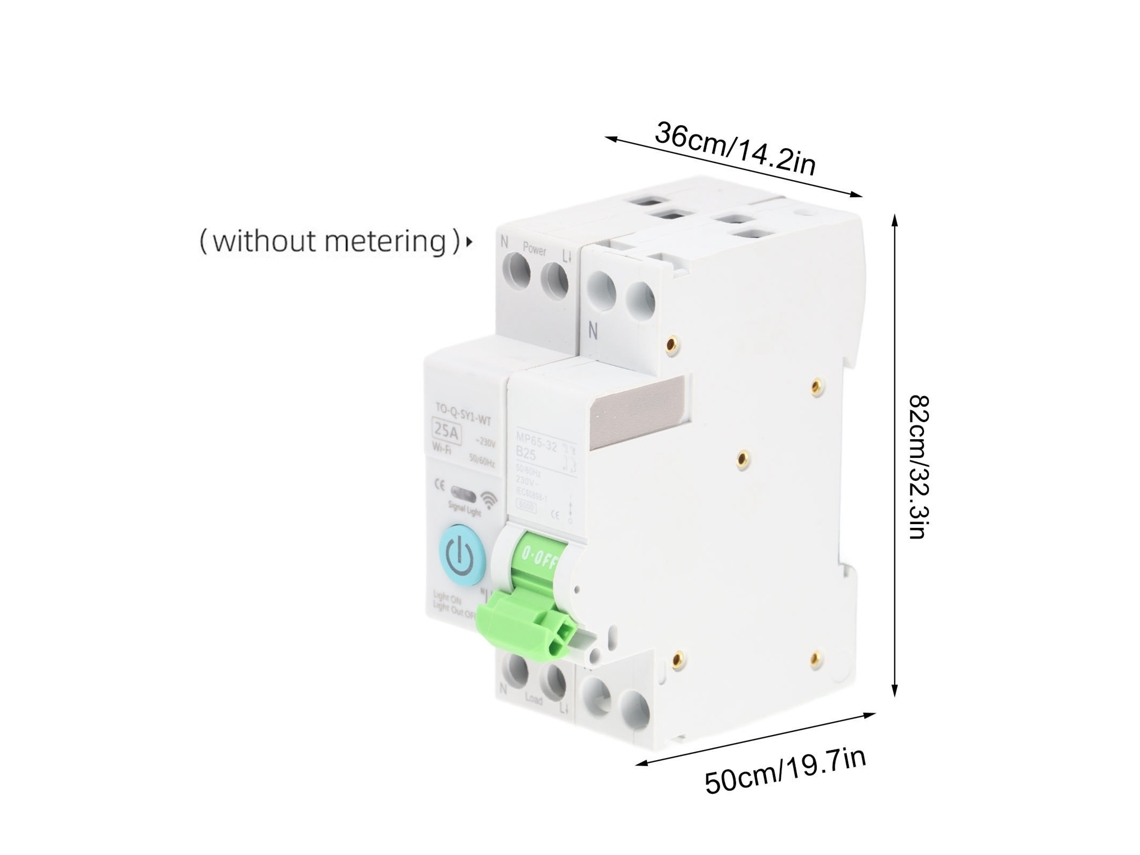 Disjuntor Inteligente (contagem Regressiva De Tempo De Quebra, Controle Remoto Wifi)