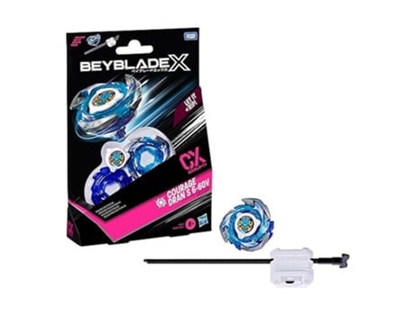 Kit Inicial Beyblade X Courage Dran S 6 (Caixa de 60 V com Pião)
