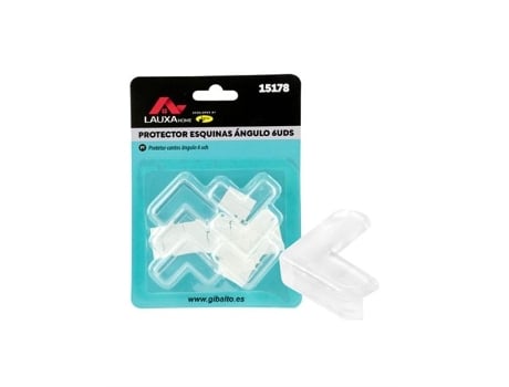Protetores De Canto Lauxa Home Mini De 30 Mm Pacote Com 6 Unidades Transparentes