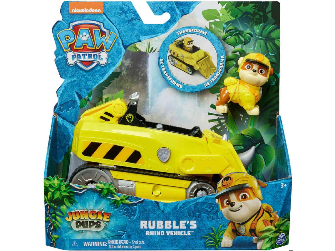 Veículo Temático Selva - Rubble's Rhino Vehicle PATRULHA PATA (Idade Mínima Recomendada: 3 Anos)