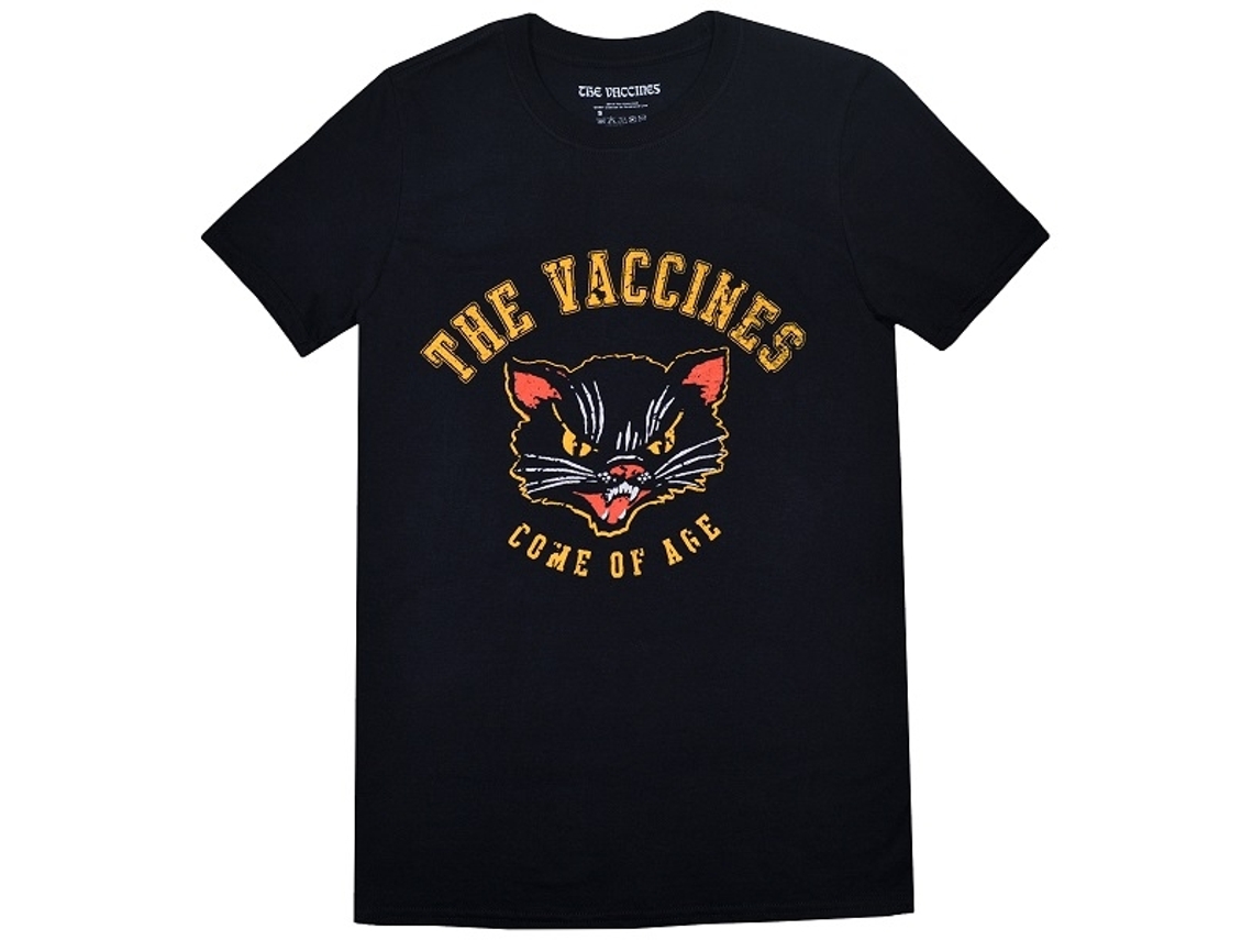 The Vaccines Cat T-shirt Unisex Adults Size:xxl
