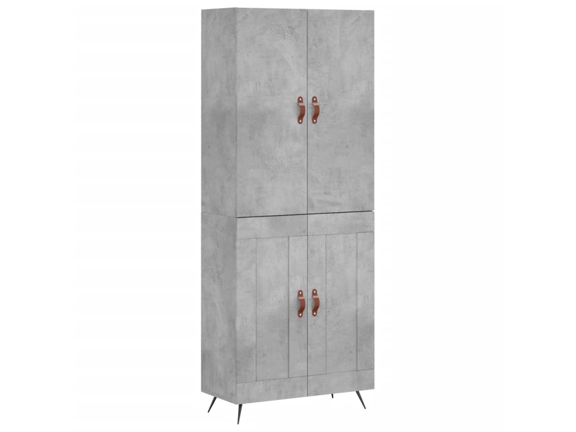 Armário Alto Derivado de Madeira Cinza Cimento MAISON EXCLUSIVE (69,5x34x180 cm)