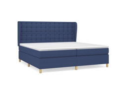 Box Spring Bed, Box Spring Beds Vidaxl Azul Tecido (200 X 200 Cm)