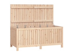 Garden Storage Box, Garden Storage Boxes Vidaxl Marrom Madeira De Pinho (147 X 68 X 64 Cm)