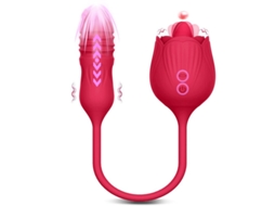 Vibrador Rosa Para Mulheres Estimulador De Sucção De Clitóris Vermelho
