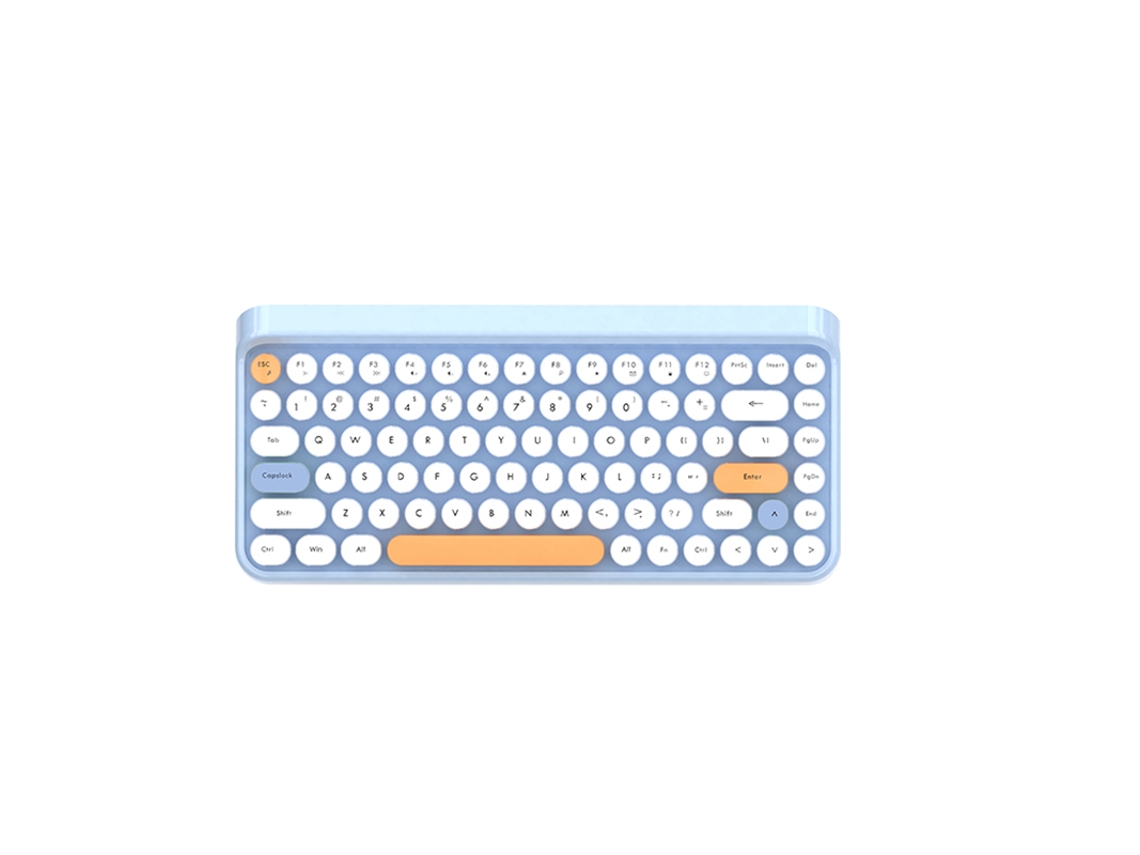 Teclado Retrô Sk 621bt Teclas Retrô Com Cores Variadas E Duráveis.