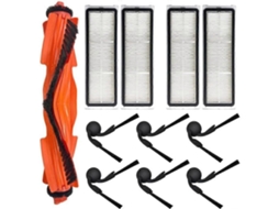 Conjunto De 11 Peças De Acessórios De Reposição Para Aspirador Robô Xiaomi S40/ov81, Incluindo Escova Lateral Principal E Filtros Hepa.