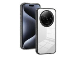Capa De Telefone Híbrida De Acrílico Transparente Antiderrapante Tpu