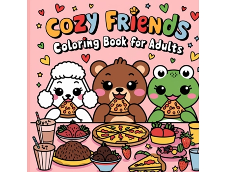 Livro Cozy Friend Book for Kids Bold and Easy Coloring Book for Kids, Large Print de Laura Bidden (Inglês)