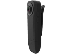 Mini câmera sem fio com clipe leve, gravador de vídeo 1080P, câmera portátil com visão noturna e detecção de movimento Bestvite (preto)