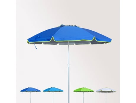 Roma Guarda-Sol BEACHLINE em alumínio 240 cm Protecção uv à prova de vento