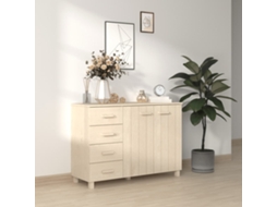 Aparador Hamar 113x40x80 cm Pino Macizo Marrón Miel