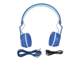 Fones Bluetooth Infantil LAXISCREED Pasta Recarregável