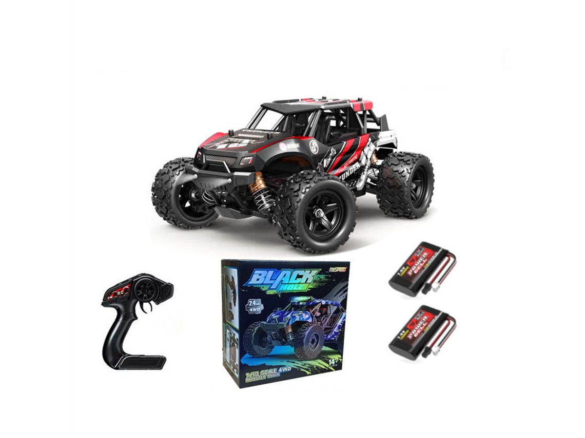 Bateria Red One Hs 18311/18312/18313/18314 Rtr 1/18 2.4g 4wd 36km/h Rc Caminhão Off road Alta Velocidade Luz Led Proporcional Brinquedos MDUG