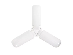 Bombilla led ajustável 3 folhas 45w e27 luz branca lechosa para hogar hotel S/MARCA