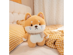 Brinquedo de Pelúcia Shiba Inu em Pé com Lenço, Boneca de Pano para Presente, Versão Chorando CHABERLU