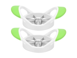 Cortador De Frutas 2 Piezas 8 Cuchillas Acero Inoxidable Para Pera Durazno Herramientas De Cocina Rápido