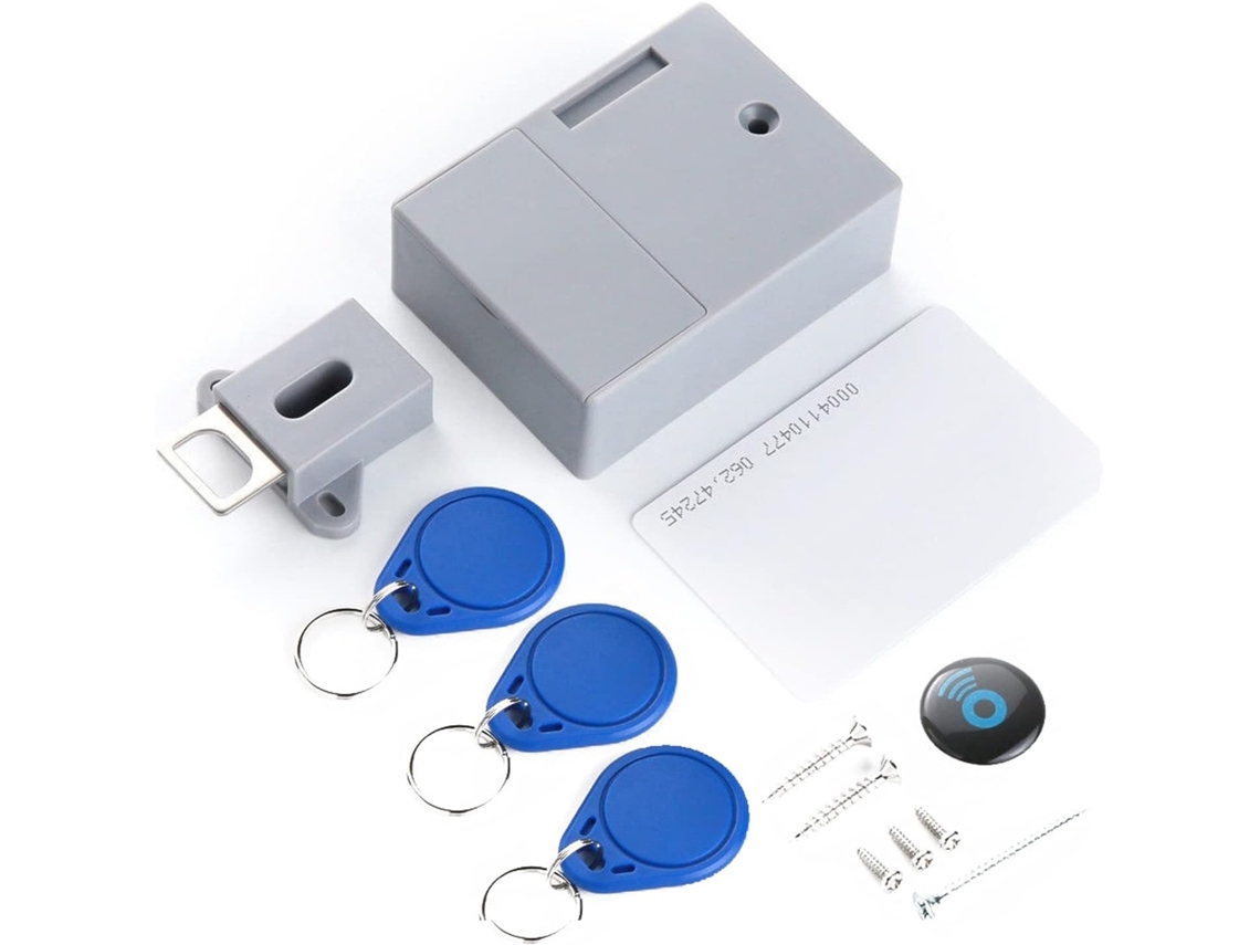 Fechadura Digital Inteligente Com Sensor De Cartão Ic E Bateria Para