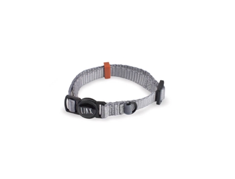 Coleira para Gato 10 Mm 20-30 Cm Cinza LUPI LINX