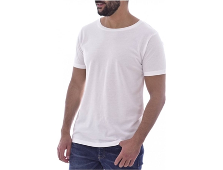 T-shirt Básica JOYAH Viscose Homem (L - Branco)