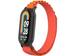Pulseira De Nylon Com Plugue Metálico Para Xiaomi Mi Band 8
