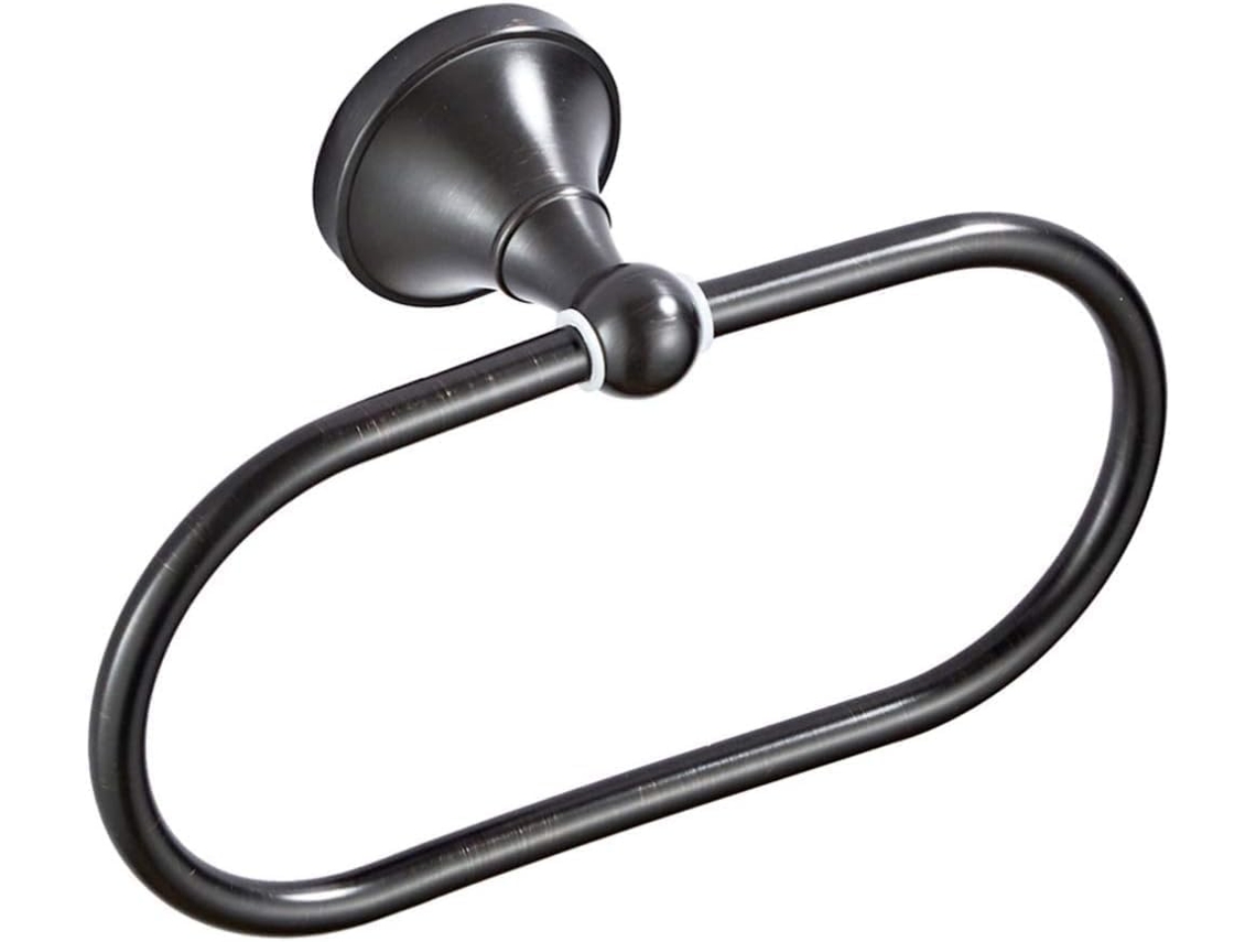 Suporte Oval Para Toalhas Em Cobre, Estilo Moderno, Cromado, Pendurar