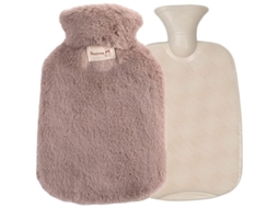 Garrafa de Água Quente com Capa Macia 2L, Borracha, Clássica, Pelúcia | S/MARCA