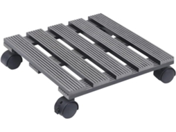 Suporte com Rodas, Rodass para Vasos de Flores Bandeja Grande com Rodinhas para Jardim, Ambientes Internos e CHABERLU
