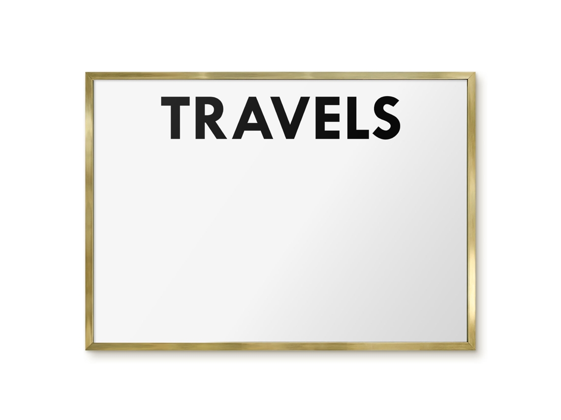 Magnetic Wall Board Travels For The Office Espelharte (70x50 Cm)