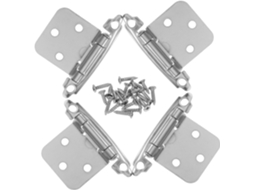 Conjunto De 4 Dobradiças Armário Com Mola E Fechamento Automático