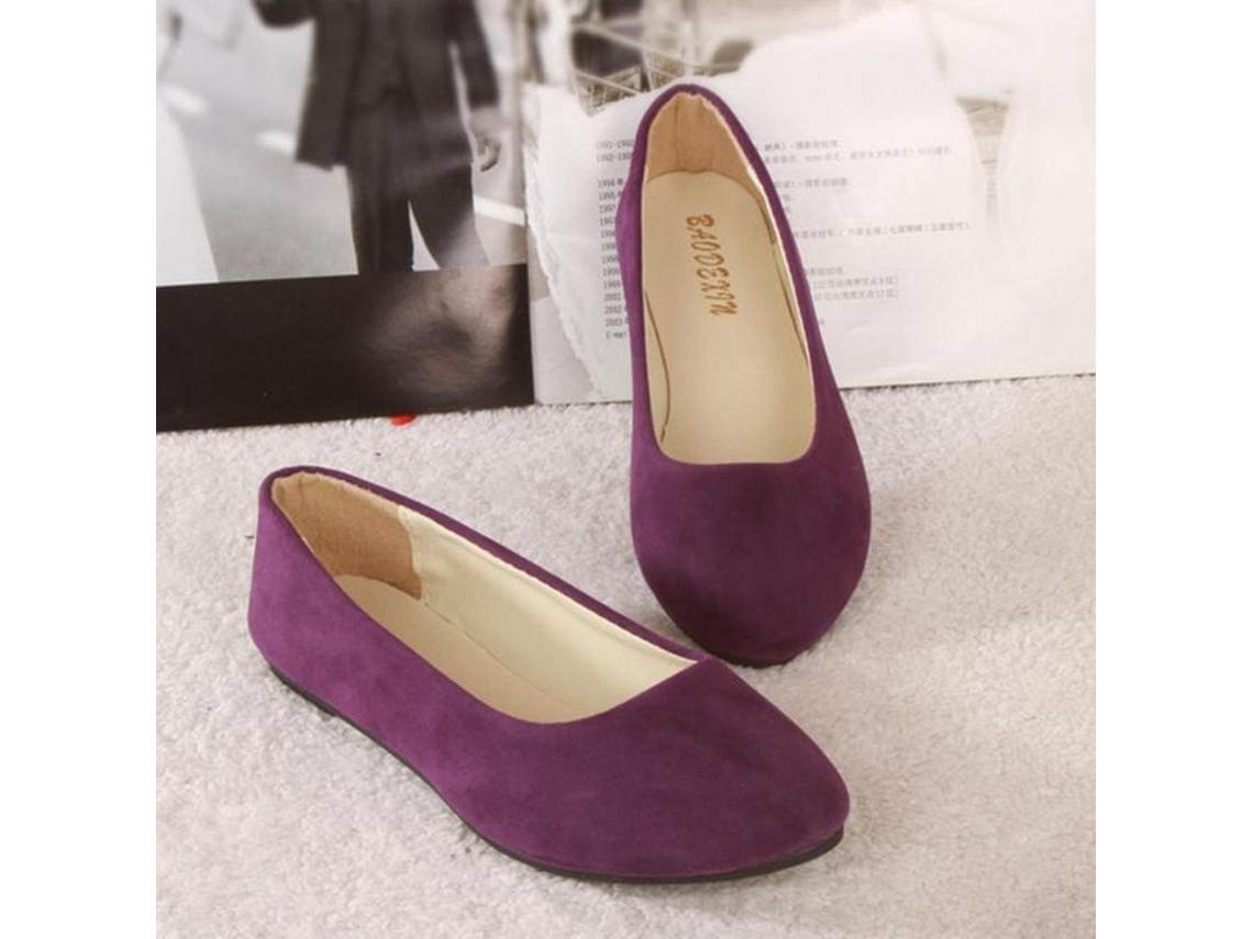 Sapatos de Dança para Mulher Camurça Slip On com Tamanhos 42 S/MARCA