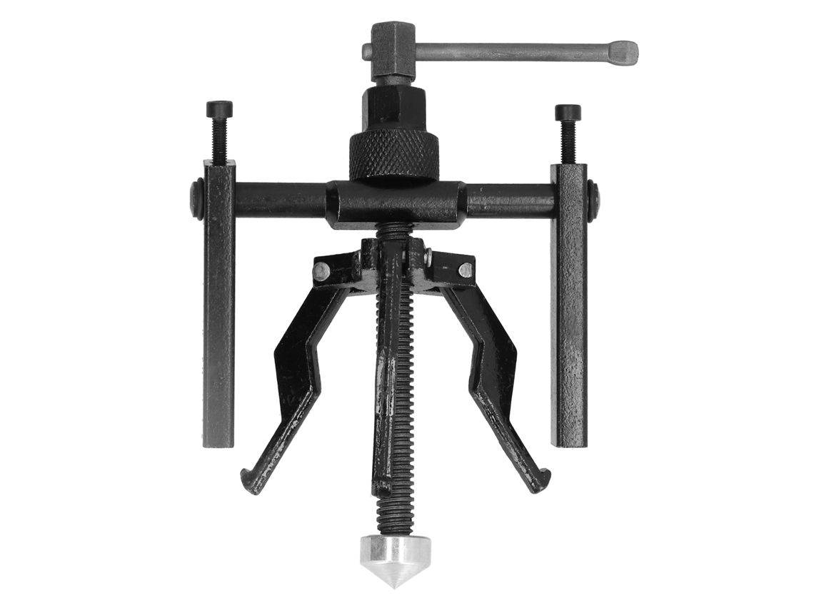 Extrator de rolamentos de aço carbono com furo interno de 12 a 38 mm, ferramenta manual de elevação para manutenção.