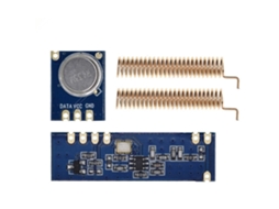 Módulo De Comunicação Transceptor Sem Fio Mini Si4432 433 Mhz Transmissor Ash Slowmoose