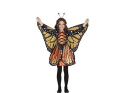 Fato de Menina GUIRCA Borboleta Laranja Com Detalhes (5-6 anos)