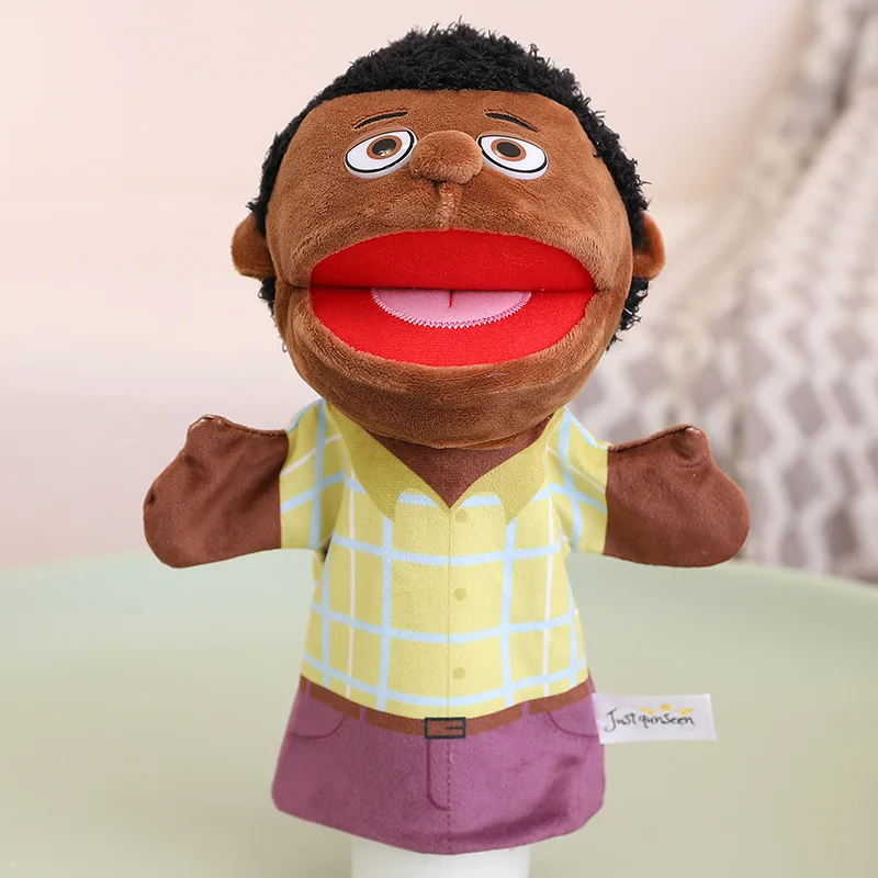 Fantoche de Dedo de Pelúcia Infantil, Acessório para Histórias de Ninar MDUG (estilo 9, 33 Cm)