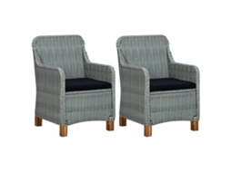 Garden Chair, Garden Chairs Vidaxl Cinzeto Rattan / Vime (n/a)