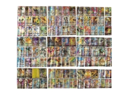 Mali 100 Pcs Cartões de Anime Colecionáveis Cartoon Jogo para Crianças com Material de Qualidade