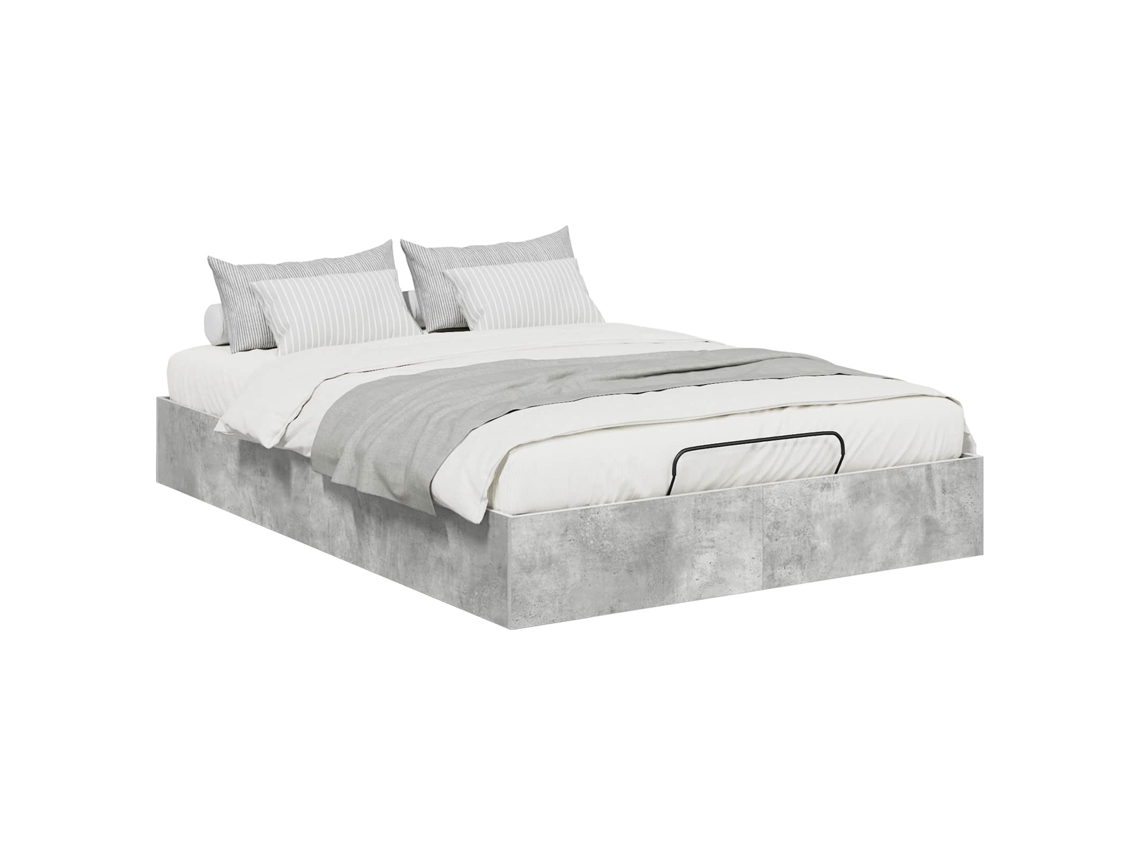 Estrutura de Cama Ottoman Cinzento 120 X 190 Cm MAISON EXCLUSIVE