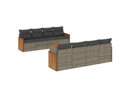 Garden Sofa Set, Garden Sofa Sets Vidaxl Cinzeto Rattan / Vime (n/a)