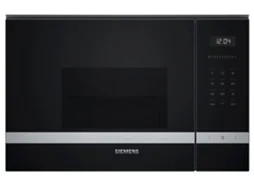 Micro-ondas Encastre SIEMENS BE525LMS0 (20 L - Com Grill - Preto)