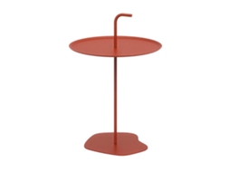 Mesa De Metal Para Exterior Calimera 57 X Ø 38 Cm Terracota casa.pro