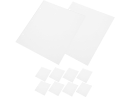 Ipetboom Páginas Autocolantes Para Álbum De Fotos 6 Pouces – 10 Feuilles/20 Pages A 3 Trous En Pvc – Proteção