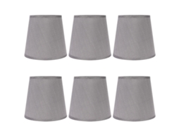 2026 6pcs Lâmpadas de Tela Moderna para Lâmpada de Parede e Candelabro com Rosca E14, Acessório de Lâmpada